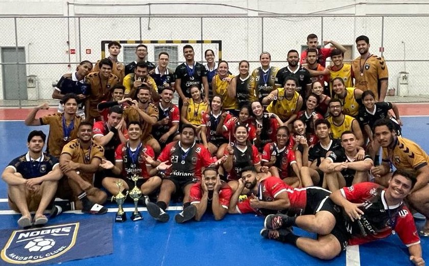 Apoio da prefeitura foi fundamental para equipes de handebol de Arapiraca conquistarem pódio no Sertão