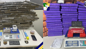 Quase 100 kg de maconha são apreendidos na Grande Aracaju