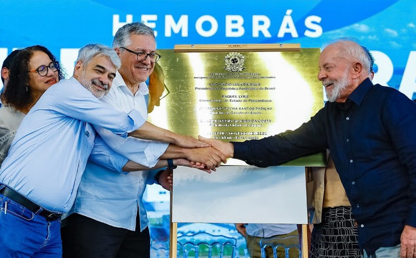 “País soberano tem que cuidar de educação, alimentação e saúde”, diz Lula na inauguração da fábrica da Hemobrás em Pernambuco