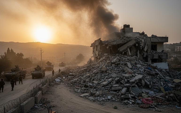 Israel realiza ataques no sul do Líbano e anuncia morte de líder de artilharia do Hezbollah