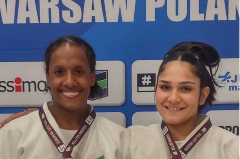 Judocas brasileiras fazem dobradinha no pódio do Open Europeu
