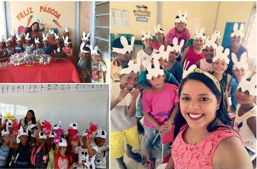 Secretaria de Educação realiza comemoração da Páscoa nas escolas da Laje