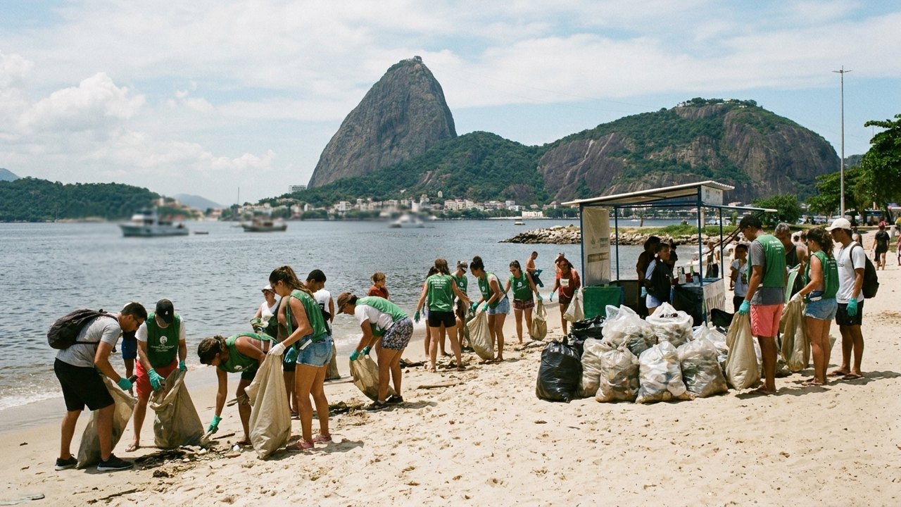 Dia Mundial da Limpeza terá mutirão na Praia do Flamengo