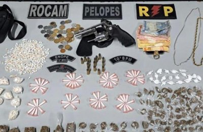 Polícia Militar apreende arma e drogas durante ação em Palmeira dos Índios