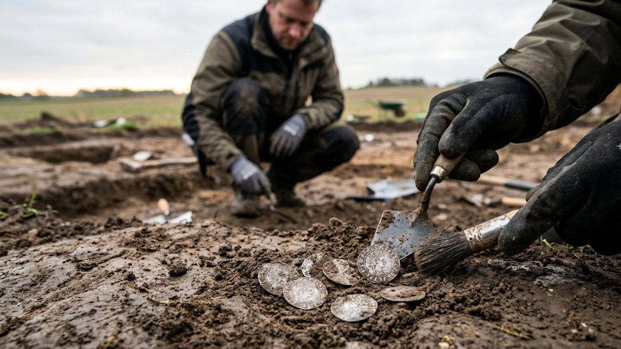 Moedas encontradas na Dinamarca revelam tentativa da Inglaterra de se defender dos vikings