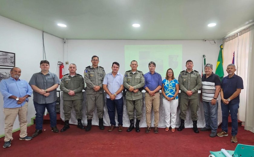 PM-AL destaca reforço no policiamento para o final de ano em reunião com comerciantes