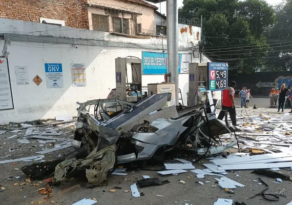 Morre motorista de carro que explodiu em posto no Rio
