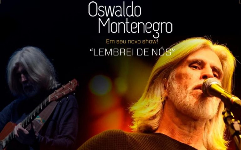 Oswaldo Montenegro faz show em Penedo, no Theatro Sete de Setembro