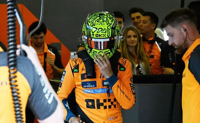 Norris supera Piastri em 1º treino livre para GP de Baku