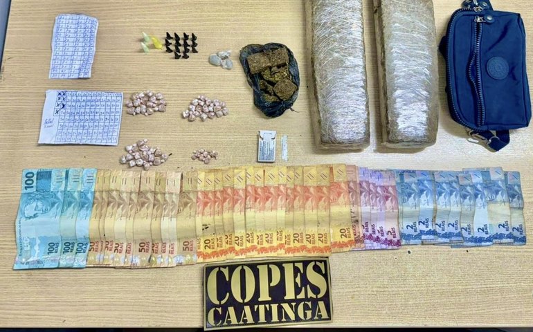 Policiais militares da Copes prendem traficante de drogas em Cacimbinhas