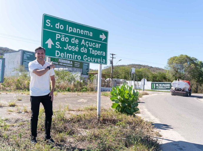 Isnaldo Bulhões reafirma compromisso com a duplicação entre Olho d’Água das Flores e Santana do Ipanema e exalta legado de Renan Filho