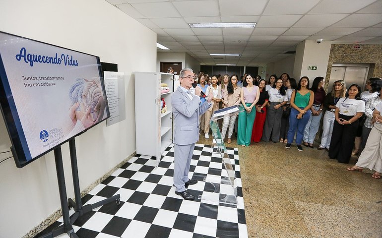 Corrente do bem: Presidente do TJAL convoca alagoanos para a campanha 'Aquecendo Vidas