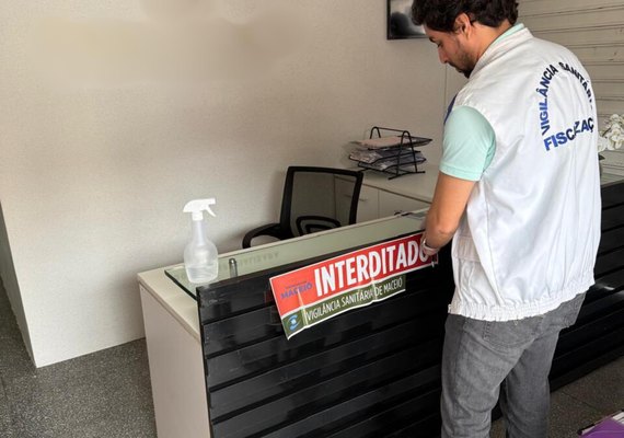 Vigilância Sanitária interdita clínica odontológica na parte alta da cidade
