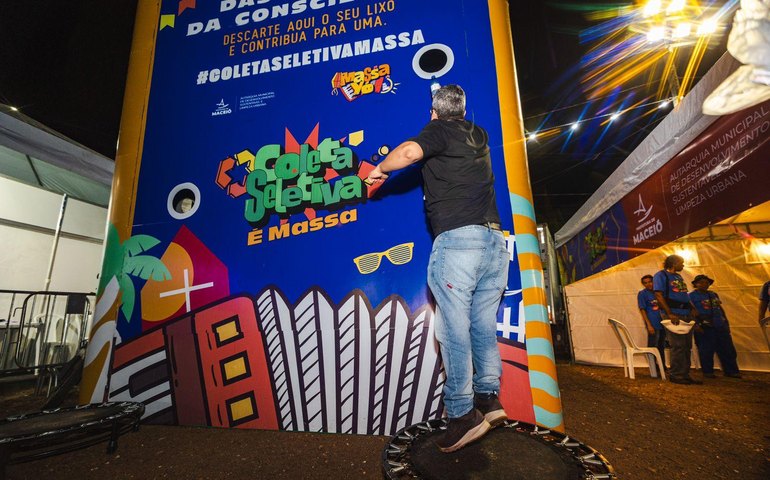 Coleta Seletiva é Massa: Lixeira Gigante está no São João do Benedito Bentes