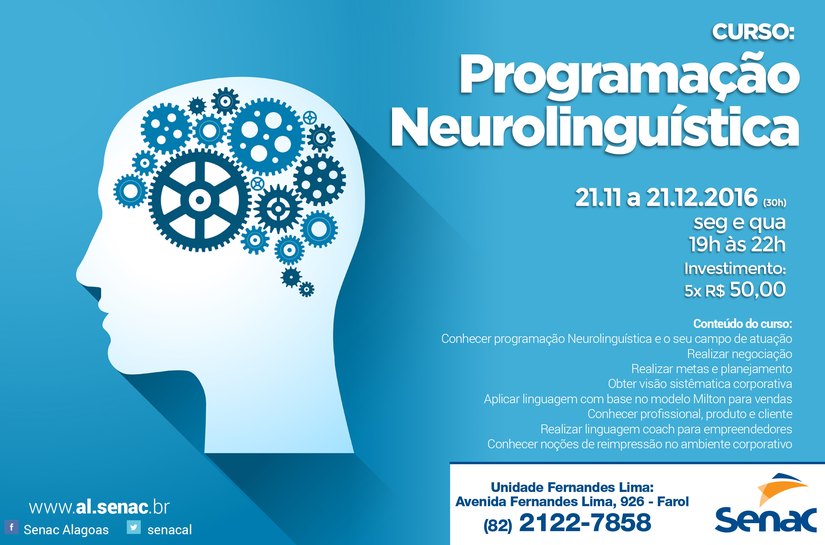 Programação Neurolinguística é tema de curso no Senac a partir do dia 21