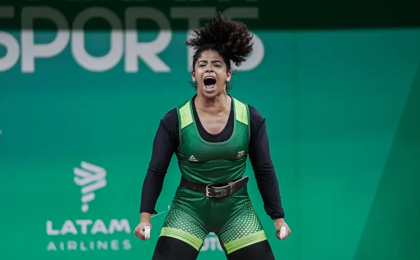 Laura Amaro disputa levantamento de peso nas Olimpíadas de Paris com apoio especial da namorada, atleta da mesma modalidade