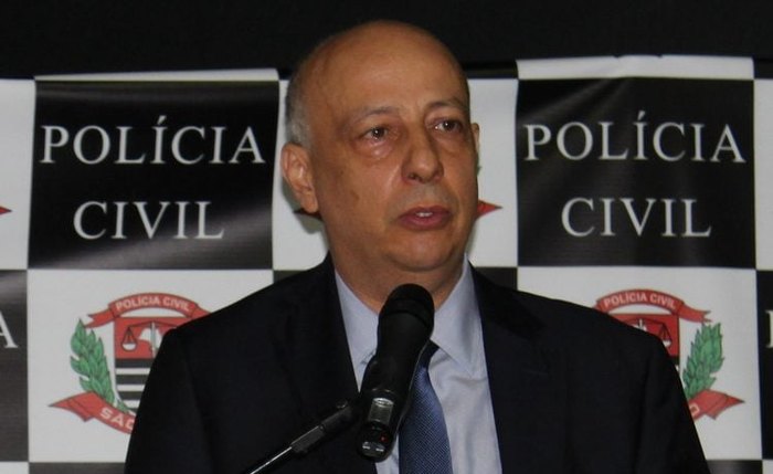 Ruy Ferraz Fontes em evento em maio de 2019, quando era delegado-geral da Polícia Civil de São Paulo