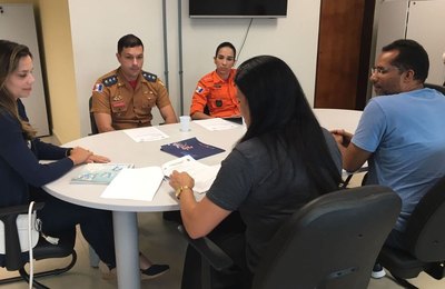 Ministério Público recebe CBM para dialogar sobre planejamento estratégico