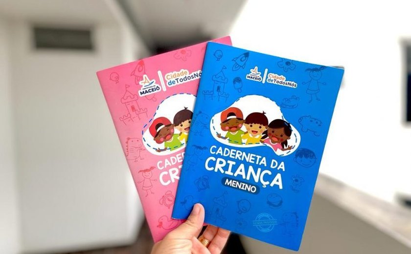 Caderneta da Criança volta a ser distribuída na rede pública de Saúde de Maceió nesta segunda (25)