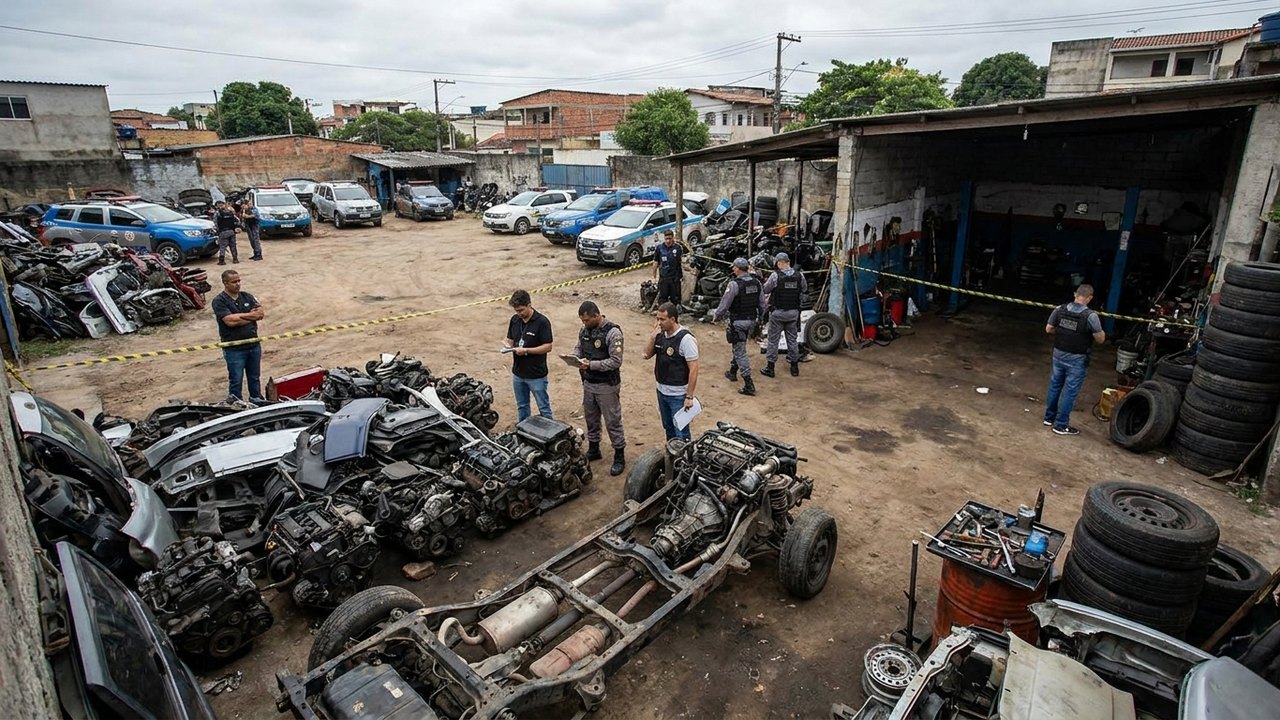 Polícia prende 'Rei dos Batidos' em Niterói, suspeito de vender peças de veículos roubados