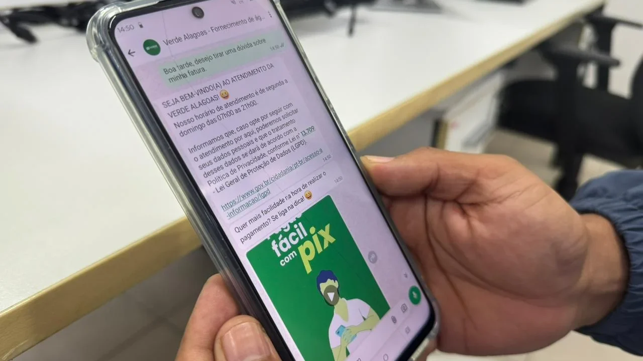 Atendimento digital da Verde Alagoas facilita acesso a serviços e informações