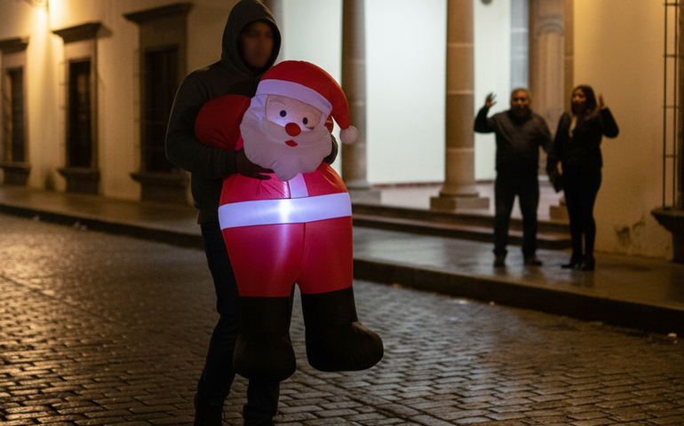 Ladrão rouba a magia do Natal no México