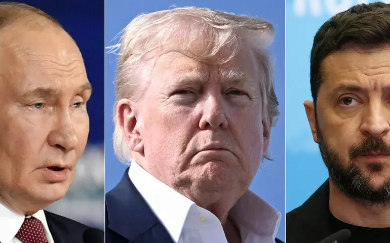 Trump está disponível para ver Putin e Zelensky, diz Casa Branca