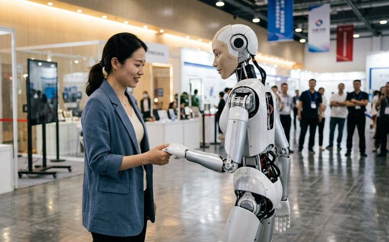 Sem companheiro para dançar? China apresenta robô humanoide como solução