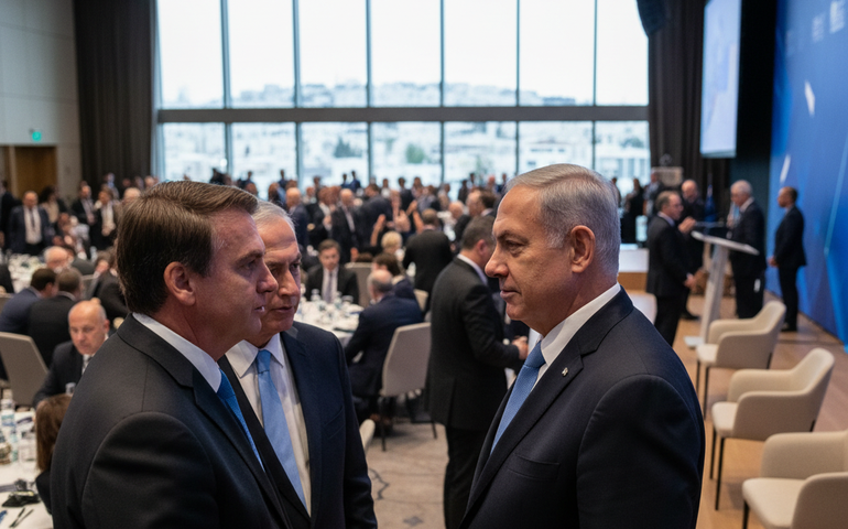 Flávio Bolsonaro inicia ano eleitoral com agenda internacional e busca unificar direita