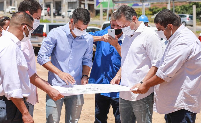 Governador Renan Filho assinou, nesta manhã, a ordem de serviço para a construção