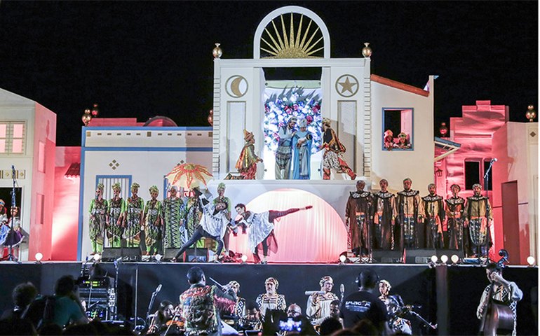 Espetáculo de Natal em nova forma