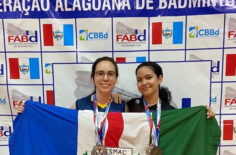 Alunas do Cesmac se destacam no Campeonato Alagoano de Badminton e reforçam incentivo da instituição ao esporte