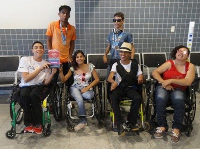 Alagoas conquista cinco medalhas nas paralimpíadas escolares 2015