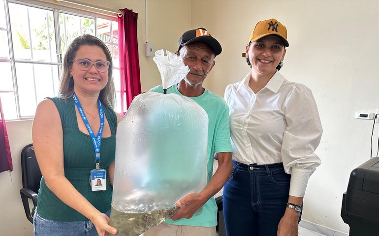 Governo de Alagoas ultrapassa a marca de meio milhão de alevinos doados a agricultores familiares