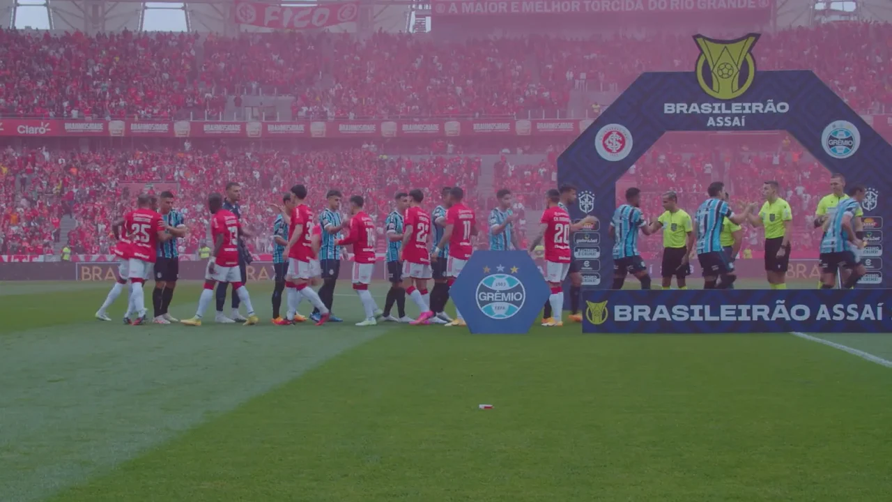 Gramado pronto para o Grenal
