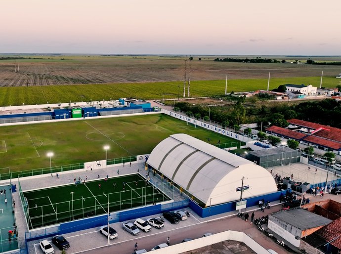 Prefeito Nicolas Pereira realizou a inauguração do Complexo Esportivo do Distrito Luziápolis