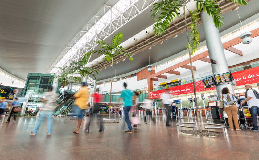 Fluxo de passageiros no Aeroporto Zumbi dos Palmares sobe 648% no mês de julho