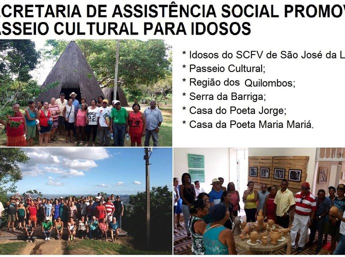 Assistência Social da Laje realiza passeio cultural com grupo de idosos