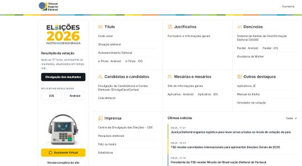 Divulgação. / Foto: TSE.