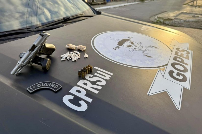 PM apreende 27 armas de fogo e mais de 10Kg de drogas na última semana no estado