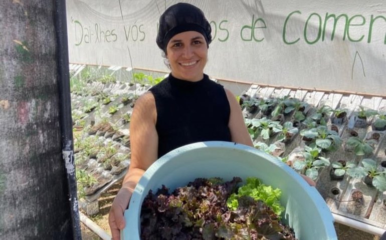 Sedics inaugura segunda horta hidropônica em Maceió