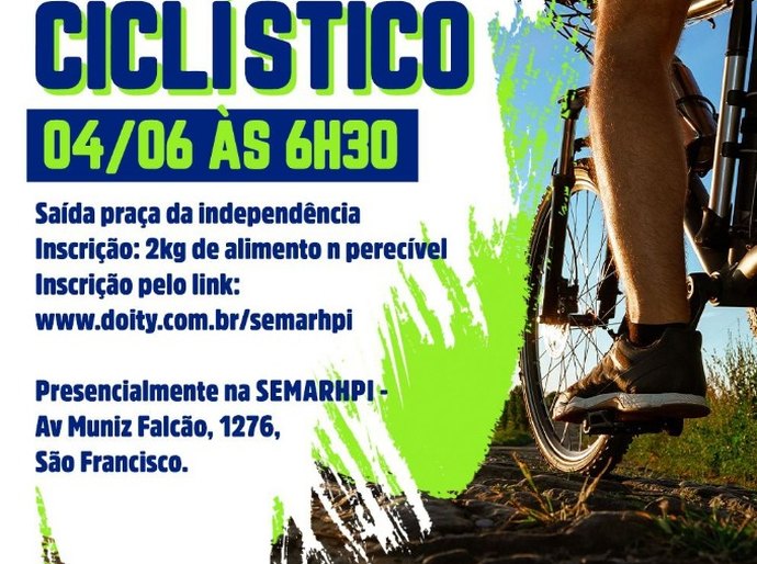 Secretária do Meio Ambiente de Palmeira realizará Passeio Ciclístico em homenagem ao Dia do Meio Ambiente