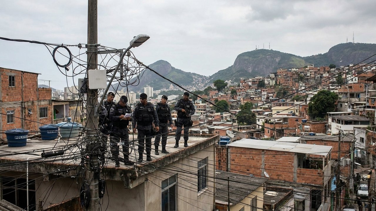 PF aponta que serviço de internet representa mais de 40% da receita do CV no Complexo da Penha