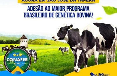 Tapera firma parceria visando avanço genético no rebanho bovino leiteiro