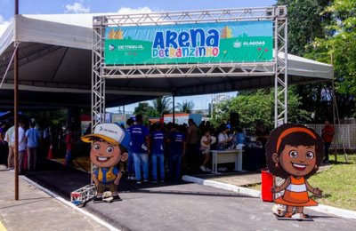 Arena Detranzinho é inaugurada para conscientizar e educar crianças para o trânsito