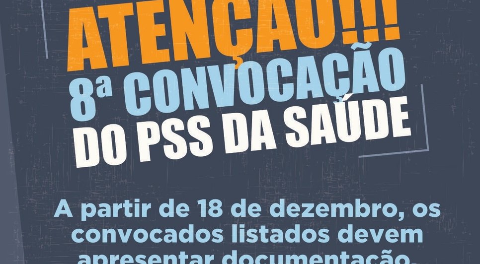 Convocação PSS / Foto: Ascom/SES