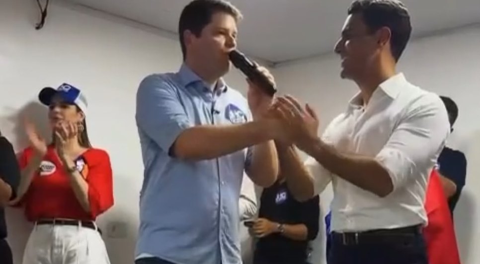 Davi Davino Filho e JHC estiveram juntos em agenda no Agreste