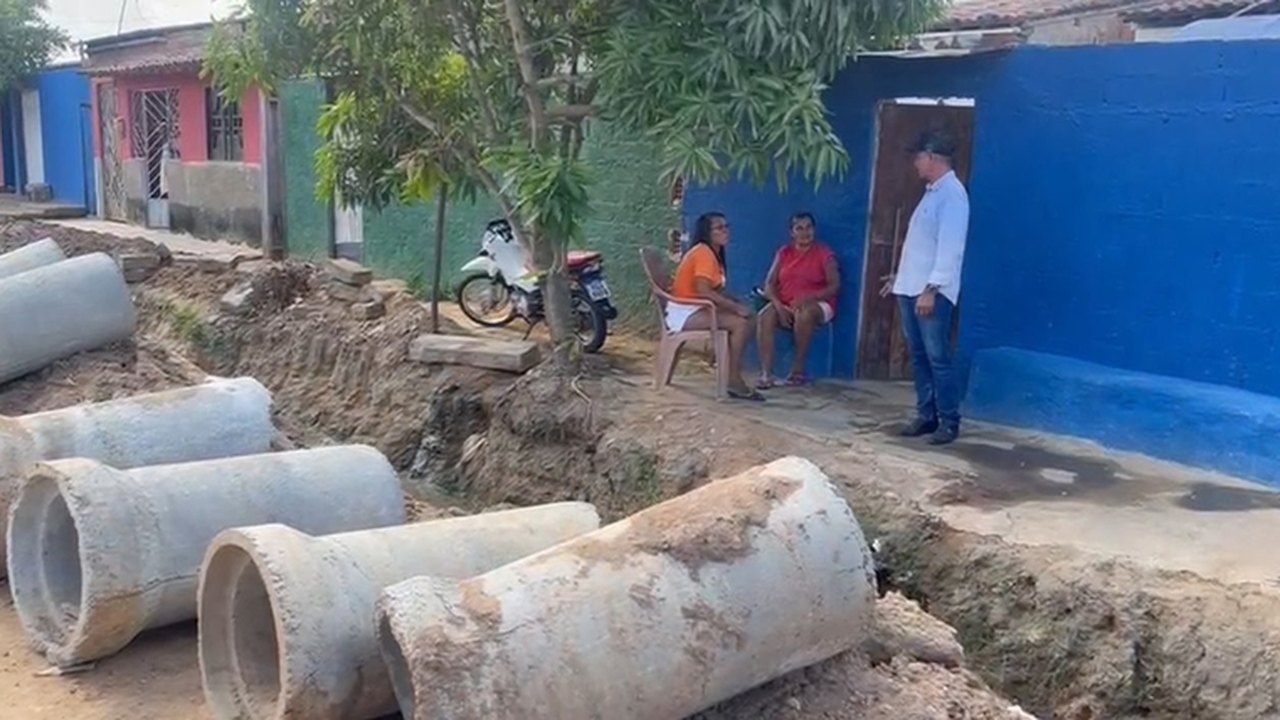 Prefeitura de Anadia realiza obra de esgotamento sanitário no Conjunto Ilda de Oliveira