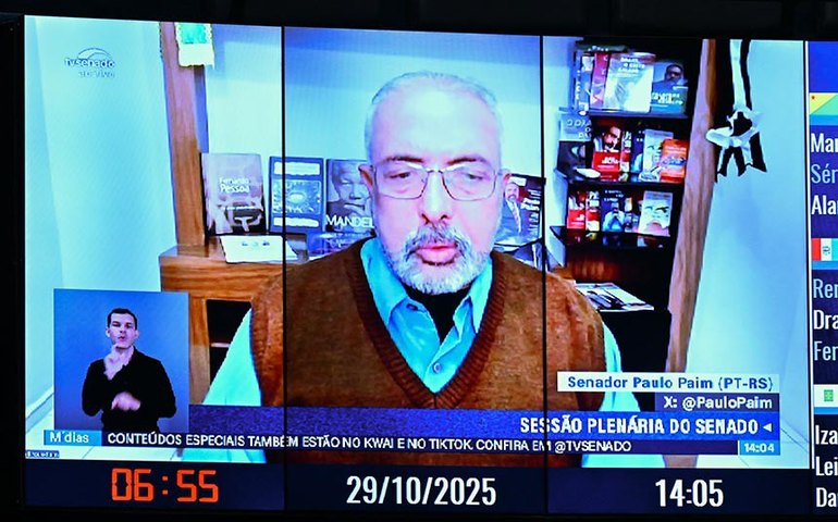 Paim critica violência de ação policial no Rio e defende PEC da Segurança