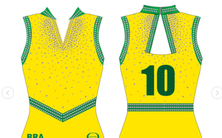 Conheça o collant icônico que a seleção brasileira de ginástica artística usará na estreia do Mundial em Jacarta